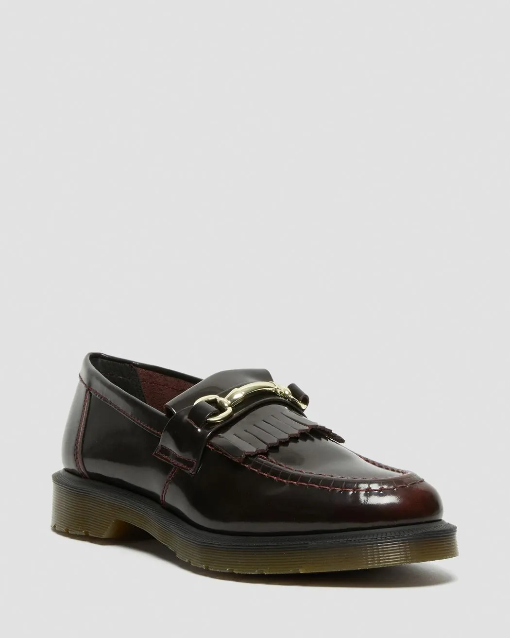 Adrian Snaffle Cherry Red Arcadia Kiltie Loafer