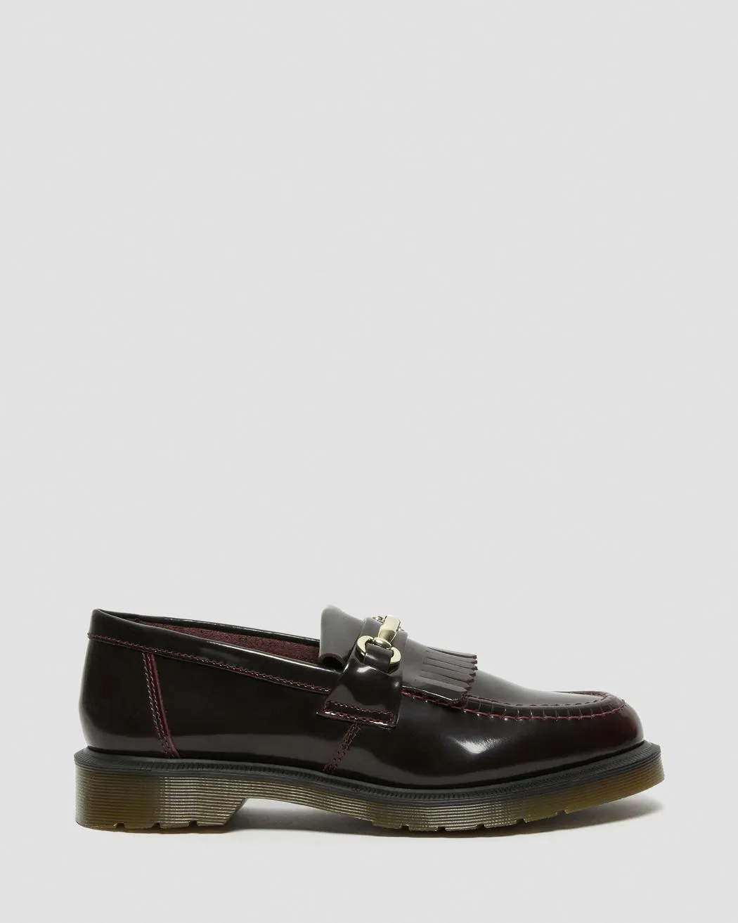 Adrian Snaffle Cherry Red Arcadia Kiltie Loafer