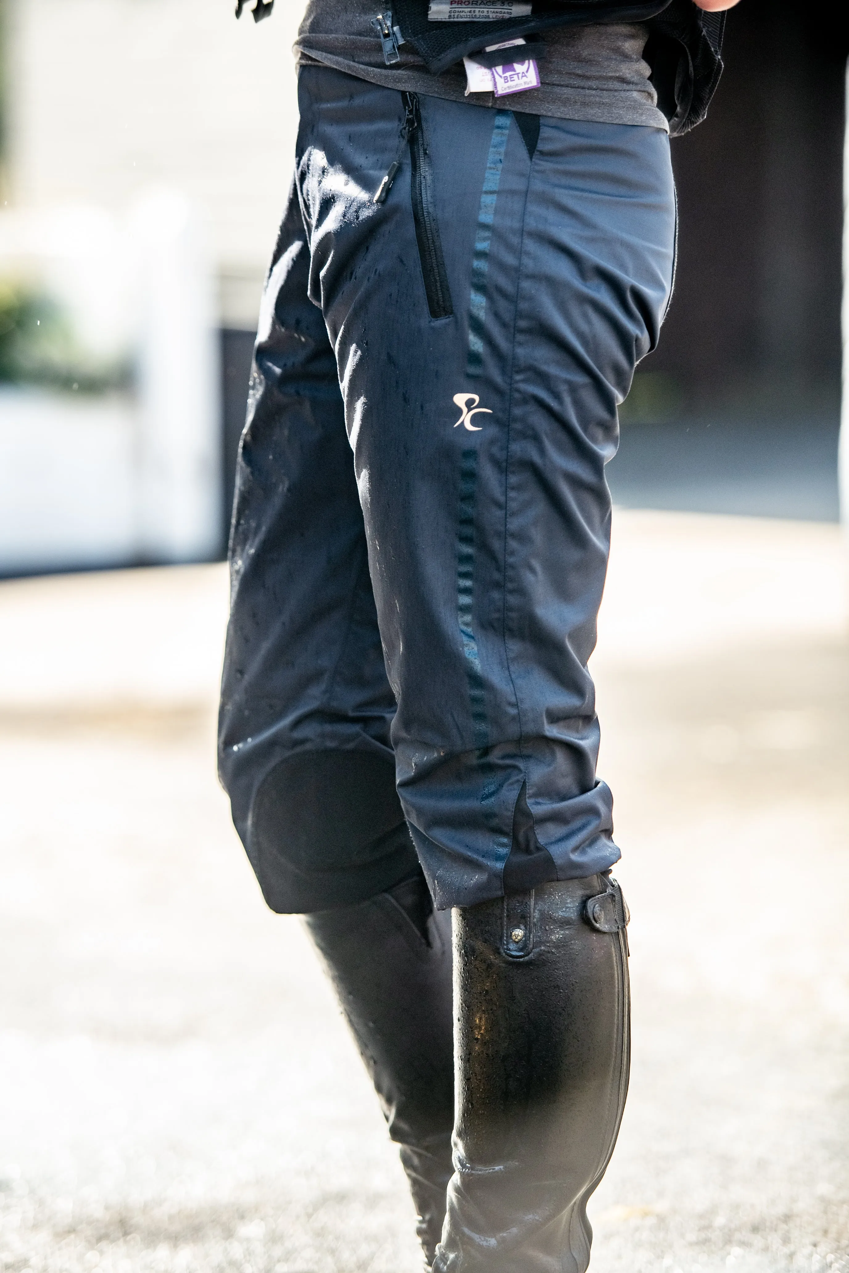 Adults Weatherproof Breeches - Navy Stripe