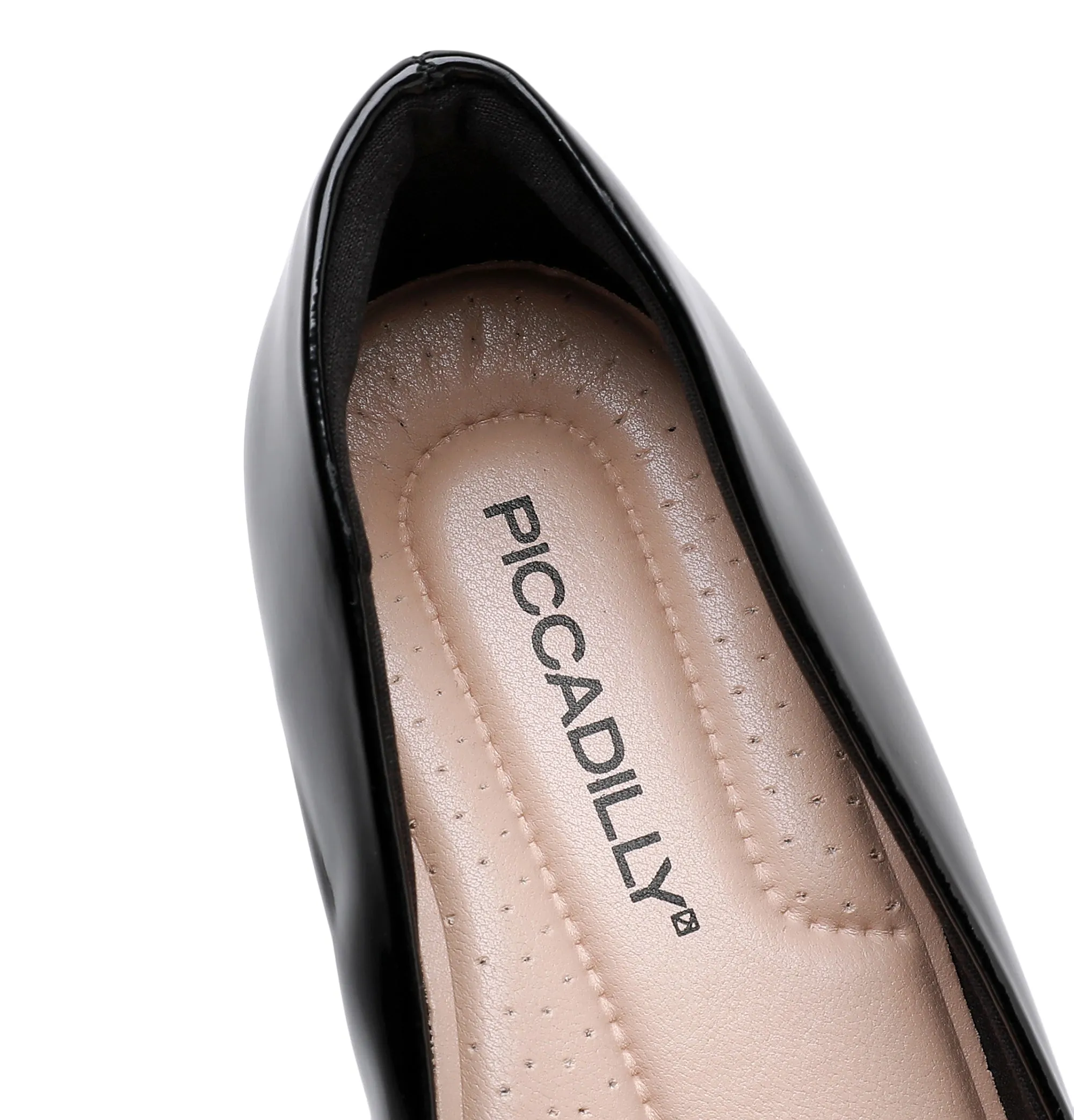 All-Day Comfort Pumps- Black Patent (110.072)