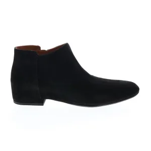 Aquatalia Udele Dress Suede 34L3155-BLK Womens Black Suede Chelsea Boots