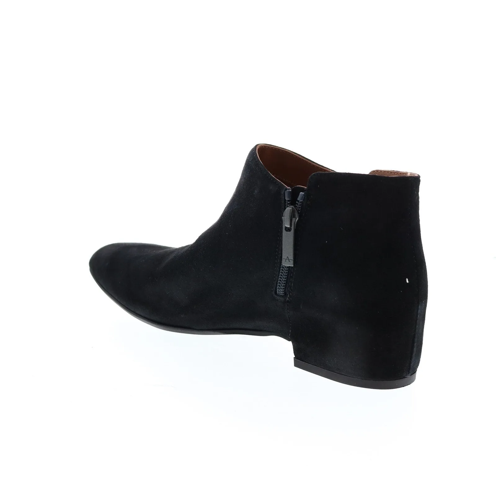 Aquatalia Udele Dress Suede 34L3155-BLK Womens Black Suede Chelsea Boots