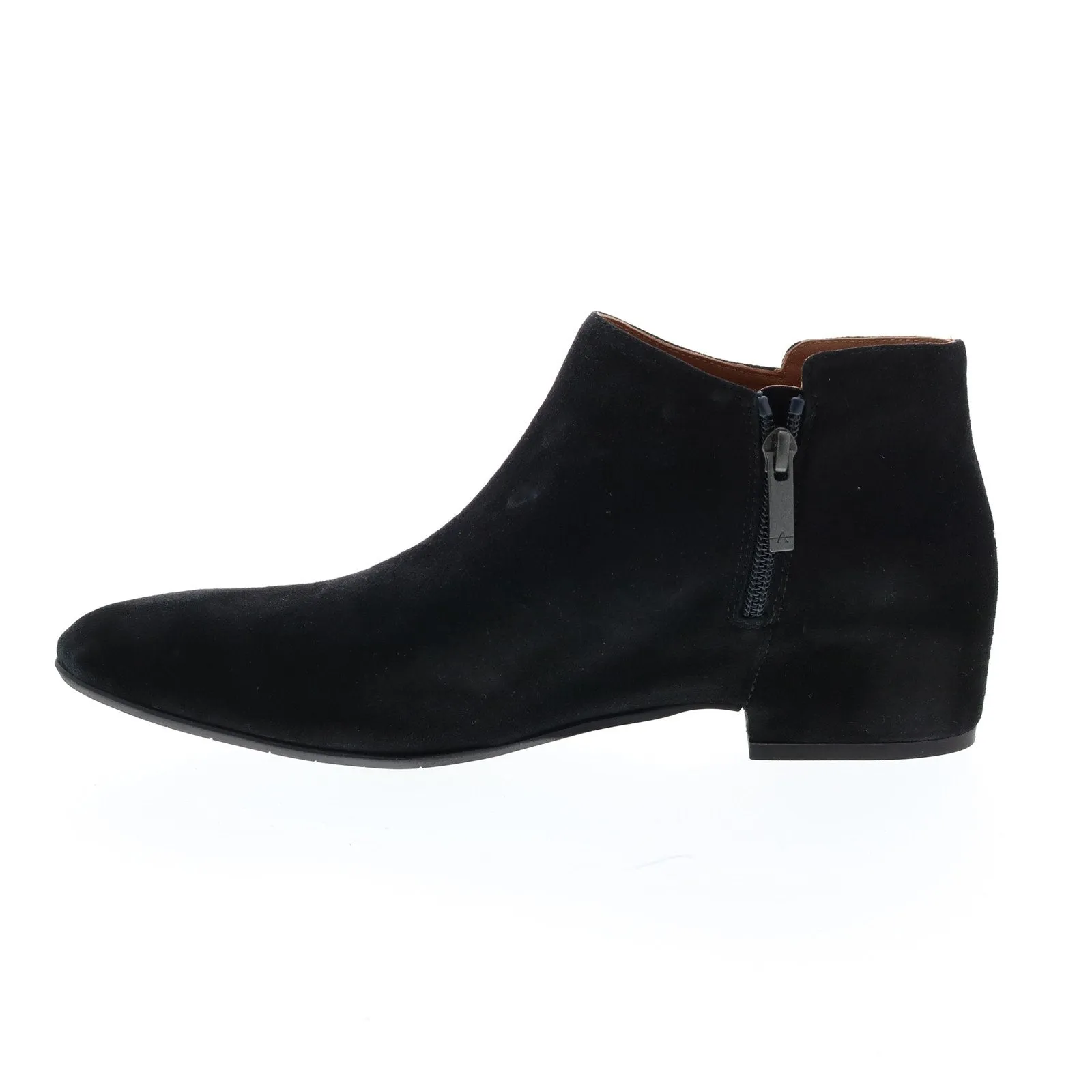 Aquatalia Udele Dress Suede 34L3155-BLK Womens Black Suede Chelsea Boots