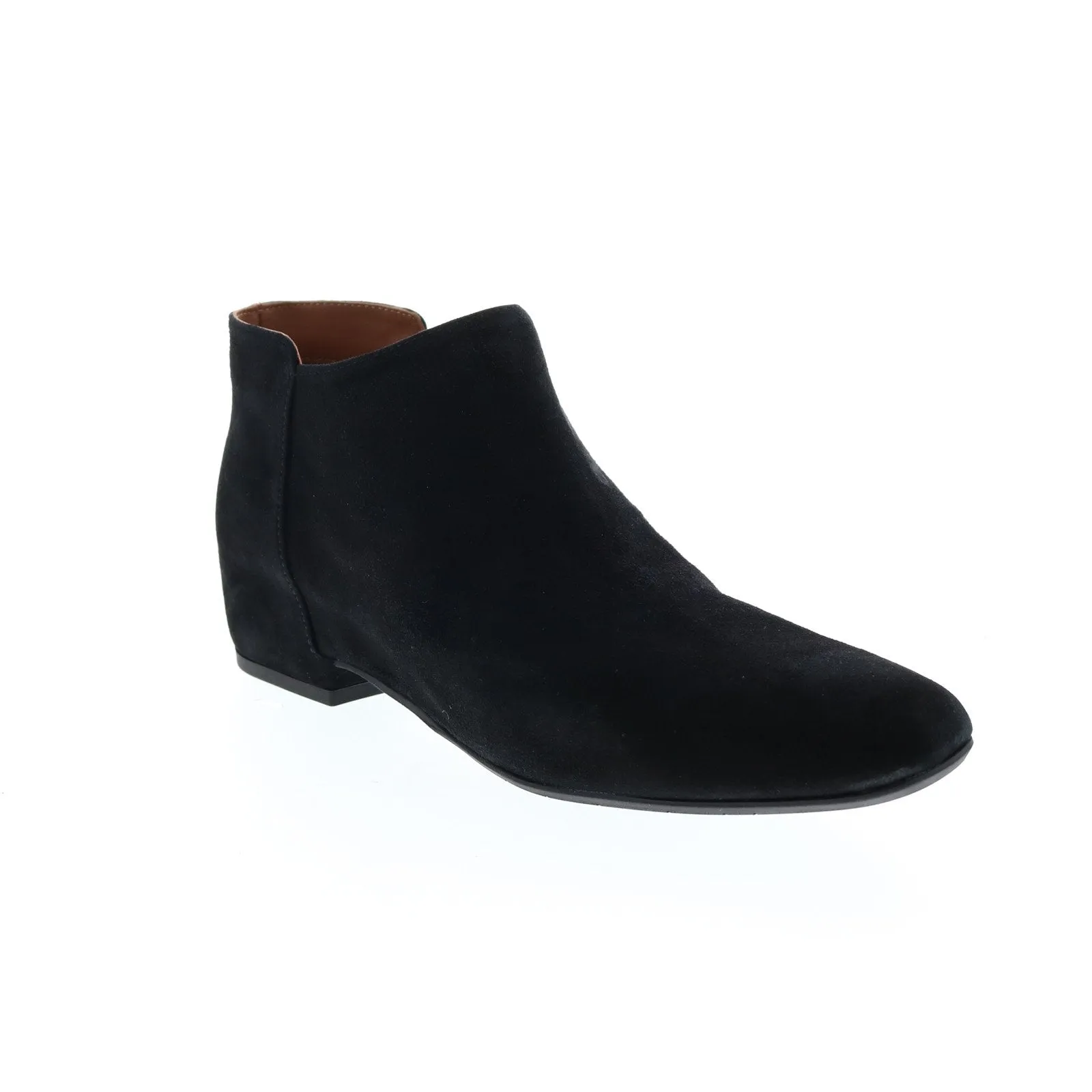 Aquatalia Udele Dress Suede 34L3155-BLK Womens Black Suede Chelsea Boots