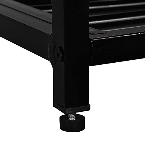 Benesta Shoe Rack Bench - Steel, Black