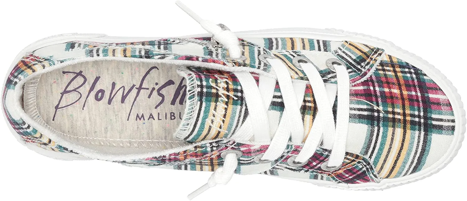 Blowfish Malibu Womens Colorful Fruit Print Slip-On Sneaker for Casual Comfort and Style