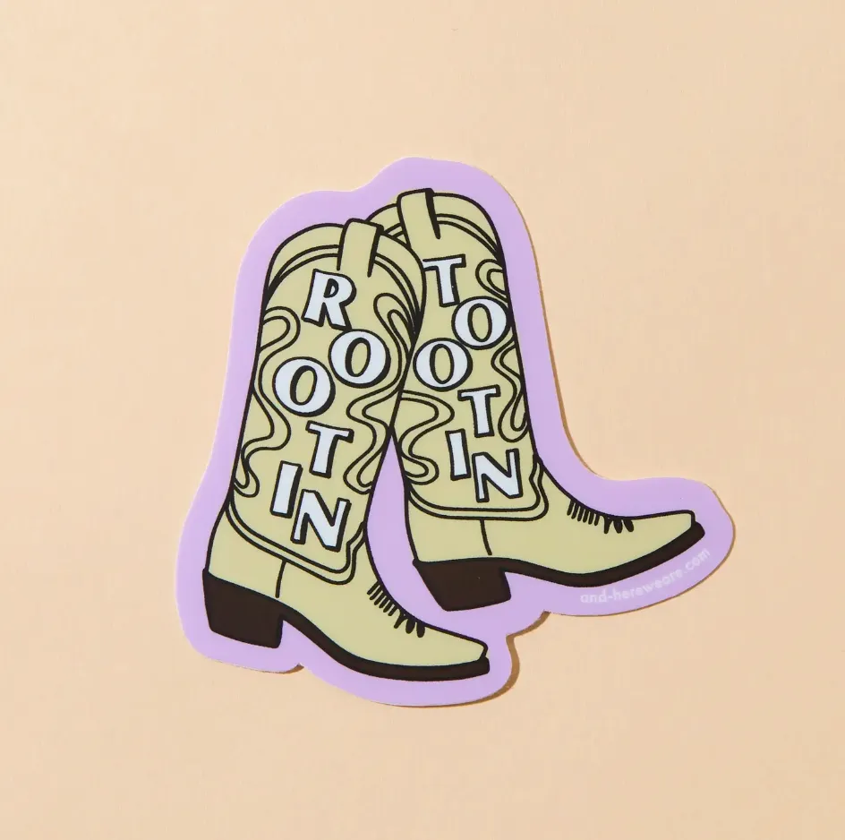 Cowboy Boots Sticker