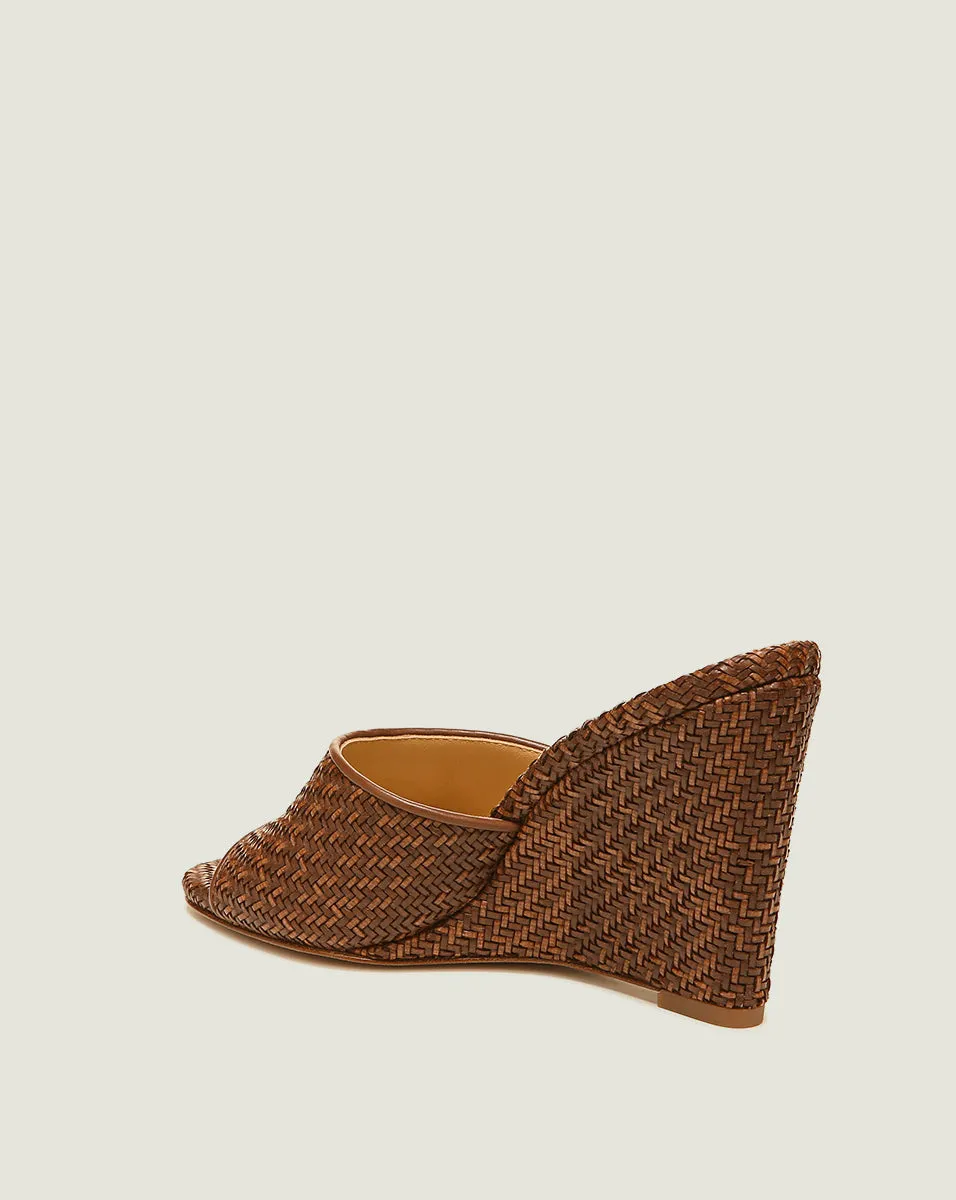 Dali Raffia Wedge Sandal