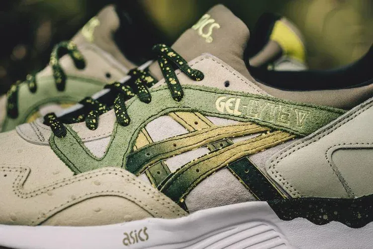 Feature x gel lyte 5 'prickly pear' Asics sneakers, tan