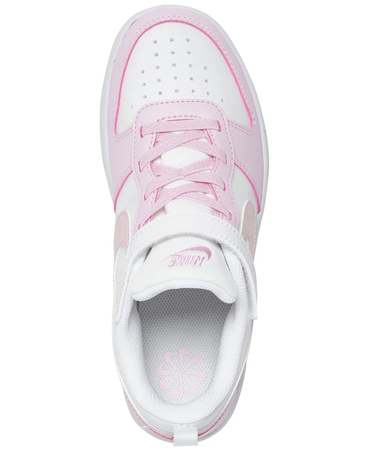 Finish Line Nike Little Girls Court Borough Low Recraft Stay-Put Casual Sneaker