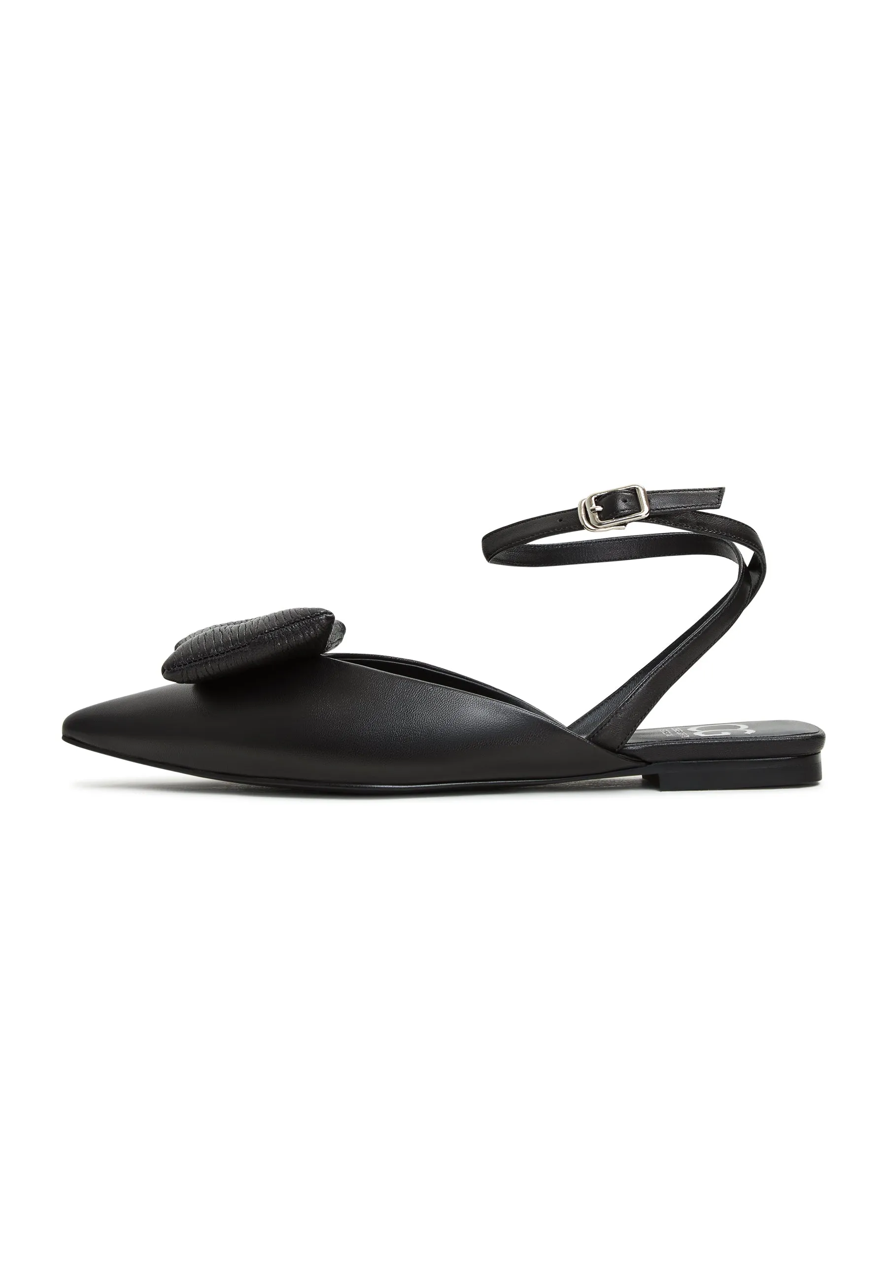 Flat Sole Slingback Ballerinas Gabriela - Black