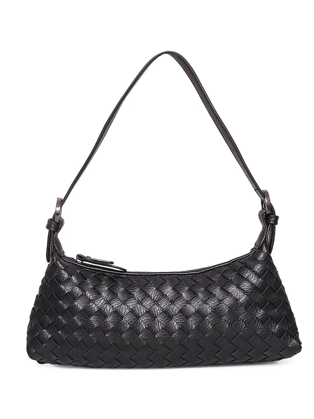 Inc.5 Women Black Textured Sling Bag