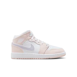 Jordan - Girl - GS Air Jordan 1 Mid - Pink Wash/Violet