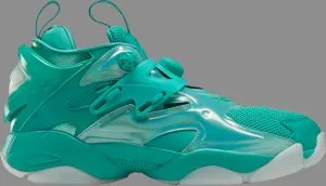 Juun j x pump court 'emerald metallic' Reebok sneakers, green