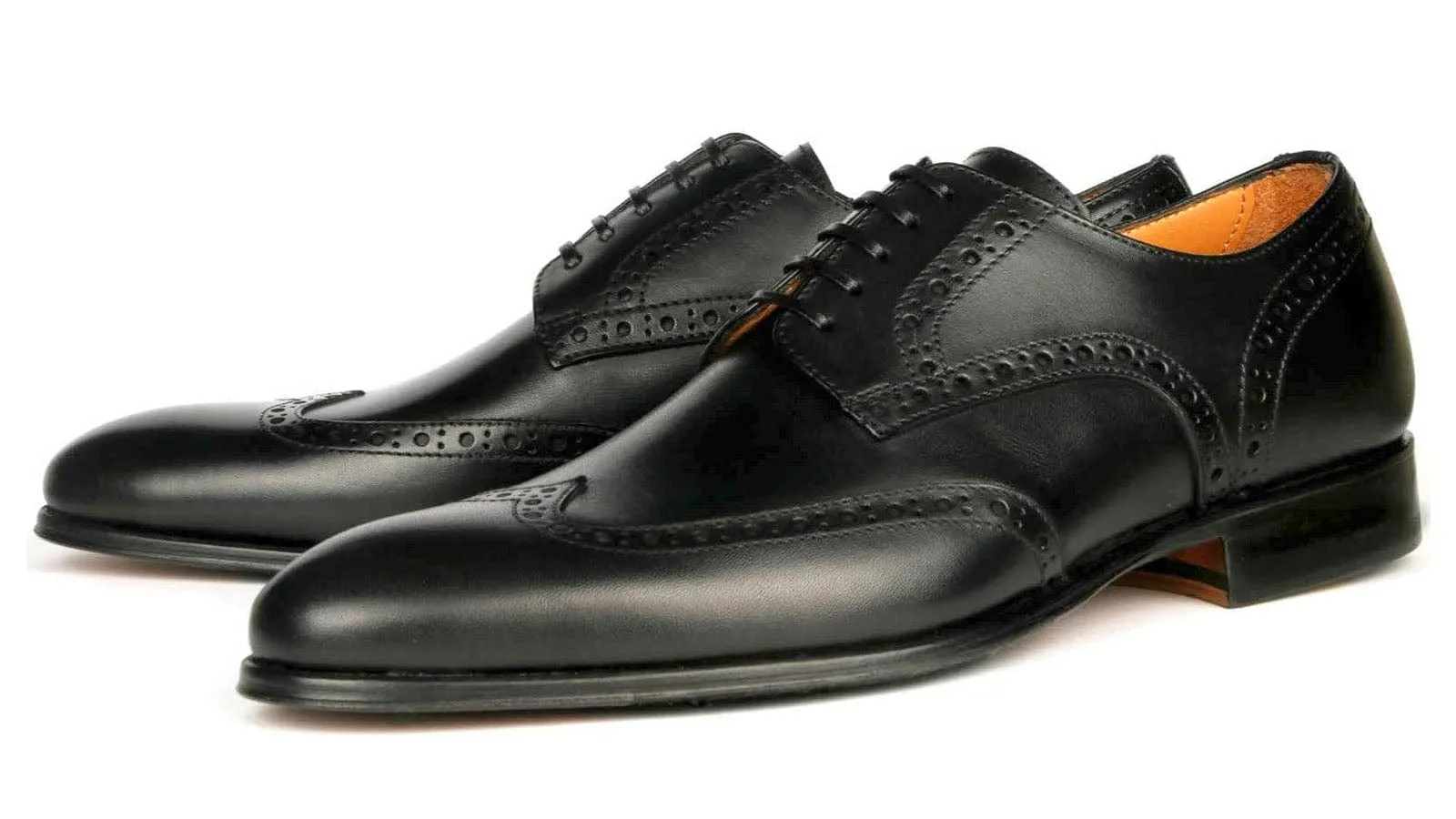 Madison Wingtip Derby Brogue Black