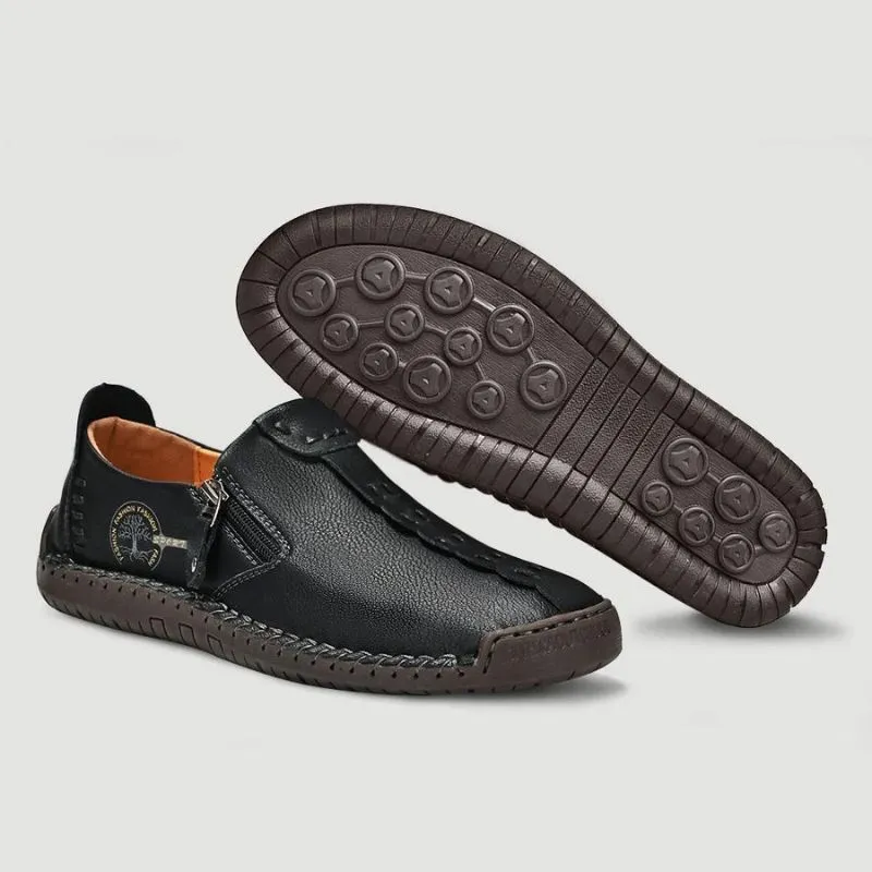 MetroEase Leather Loafers