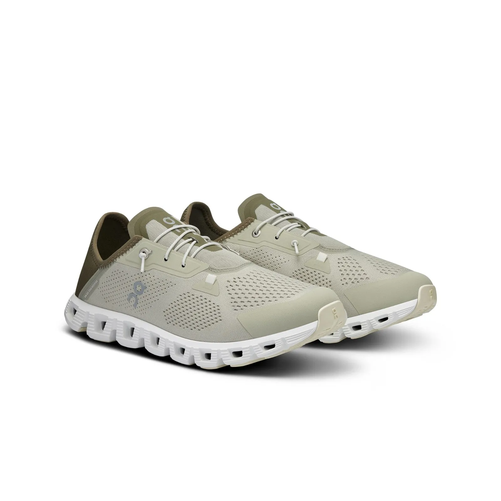 On Running Cloud 5 Coast (Chalk/Olive) Men's Shoes 3MD10532821