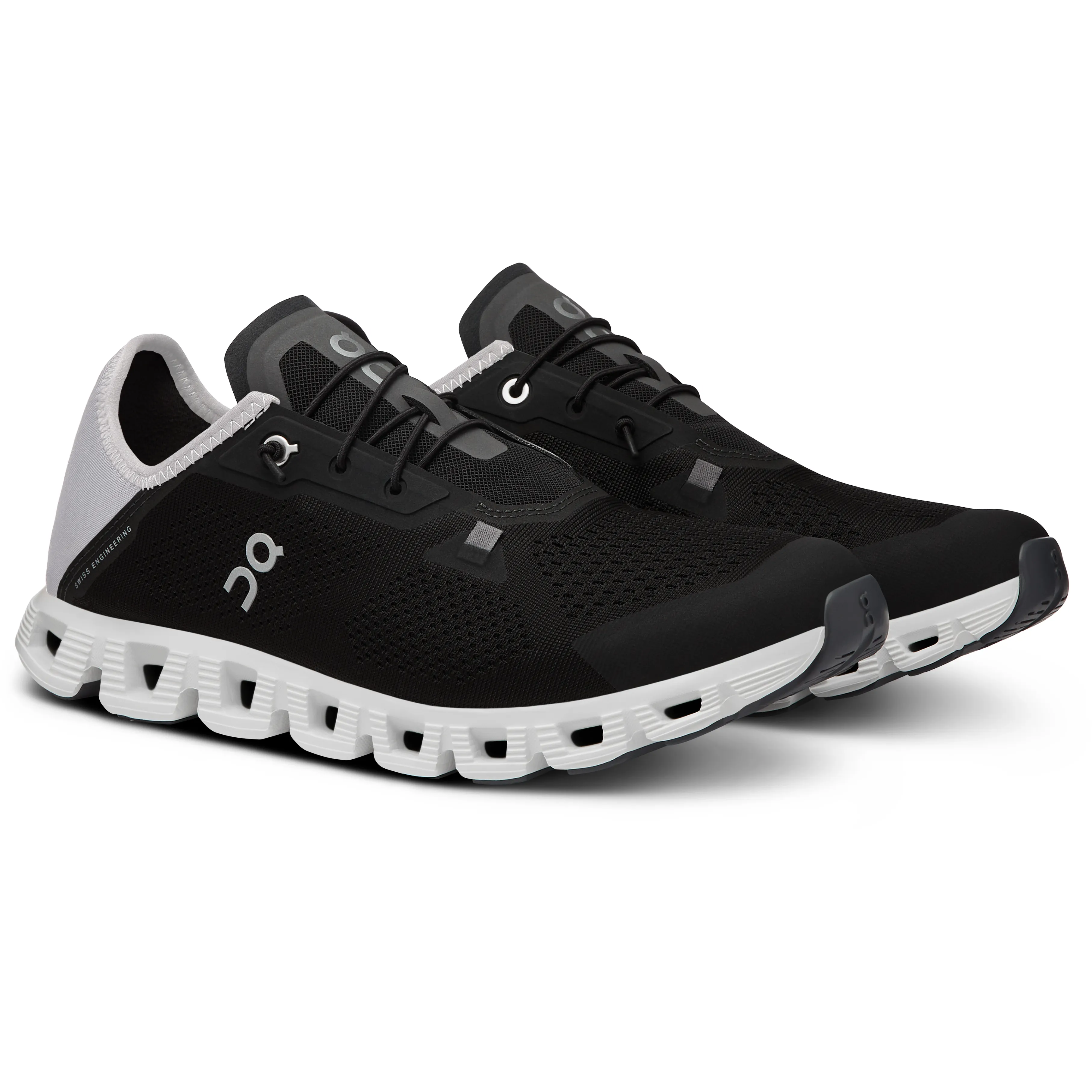 On Running Women's Cloud 5 Coast Shoes - Black / Shadow