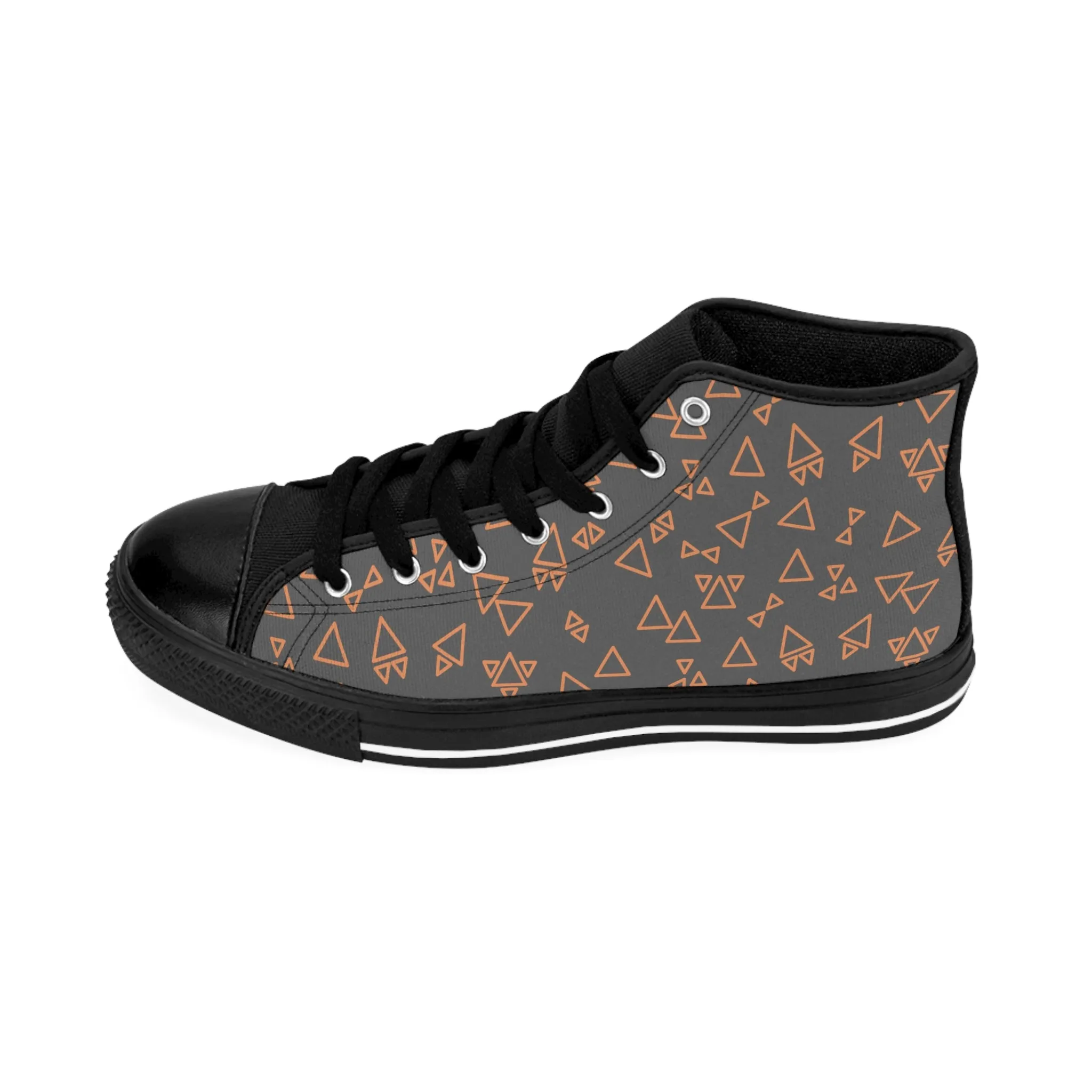 Orange Triangle Women's Classic Sneakers