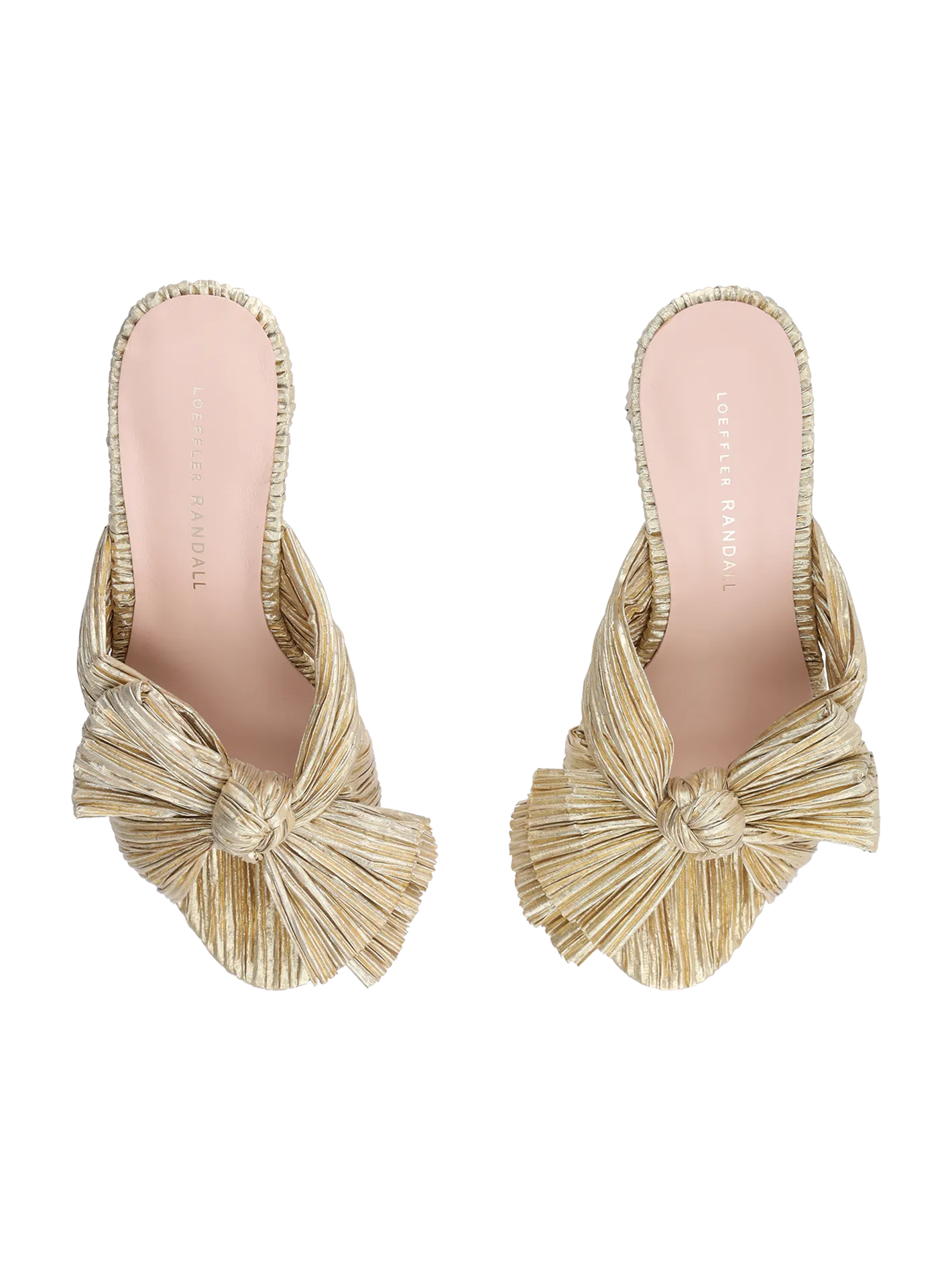 penny pleated bow mules