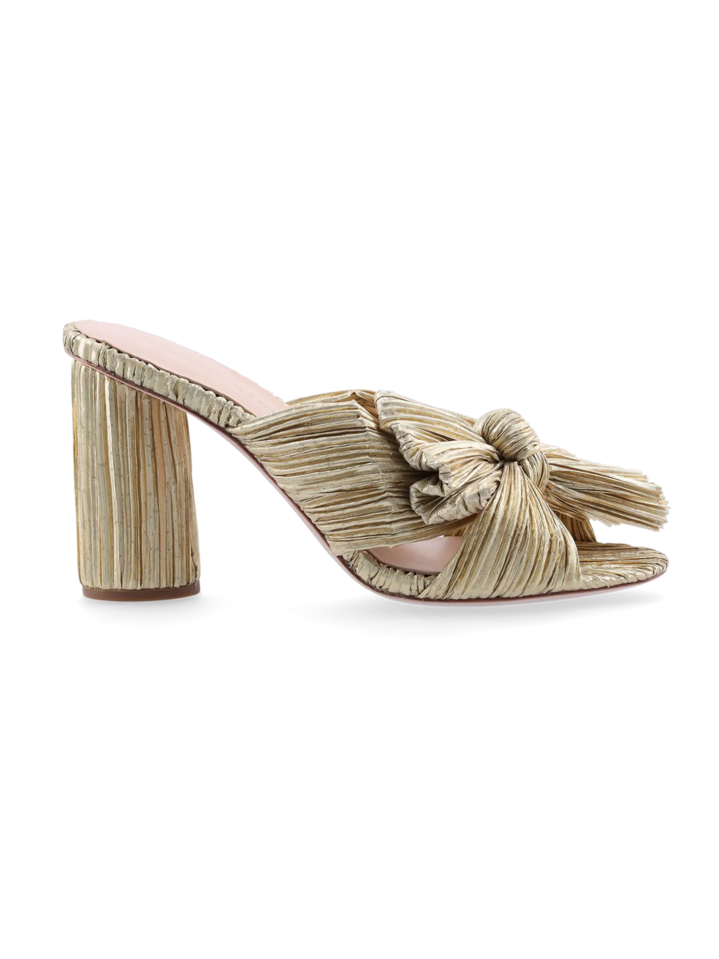 penny pleated bow mules