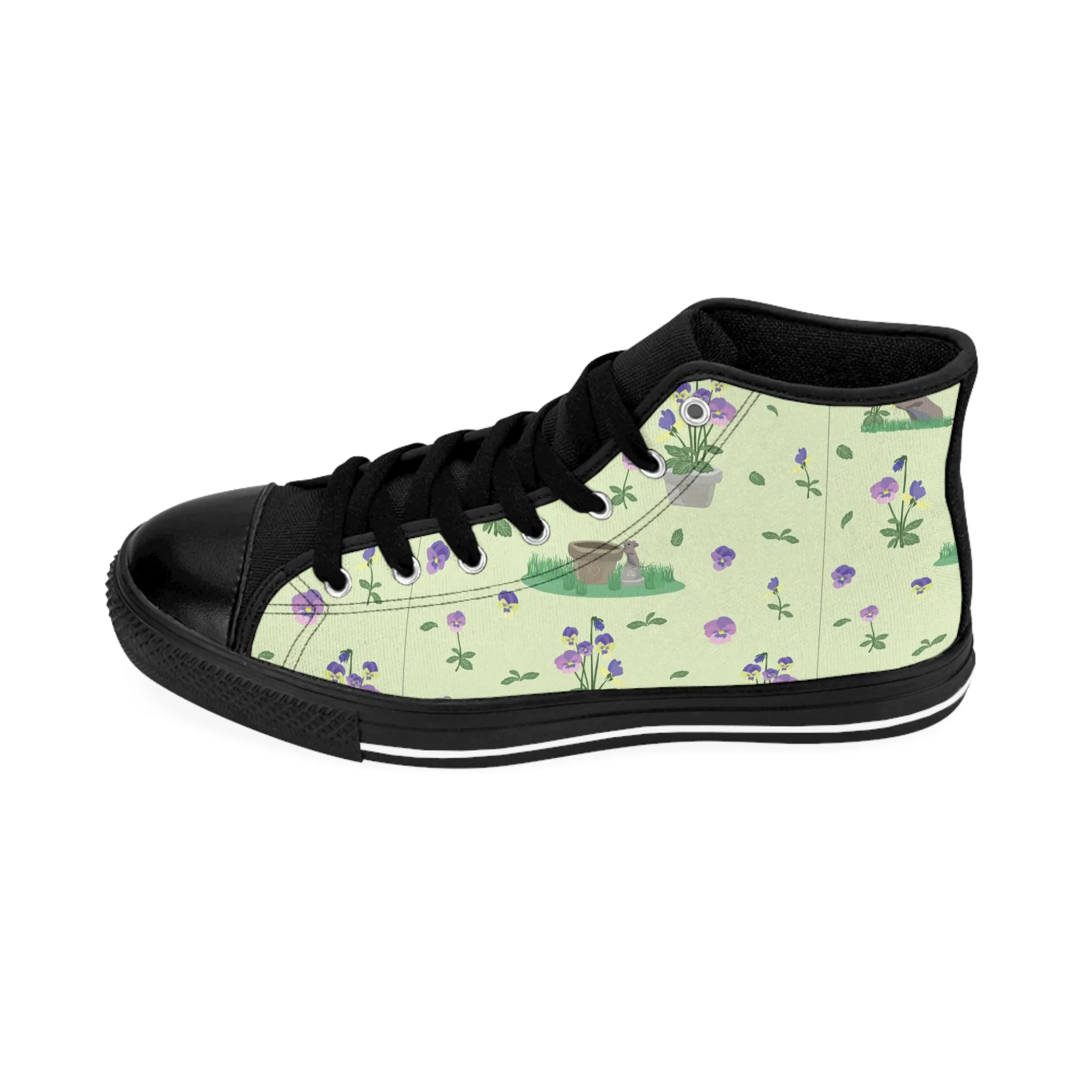 Potted Plants Women's Classic Sneakers