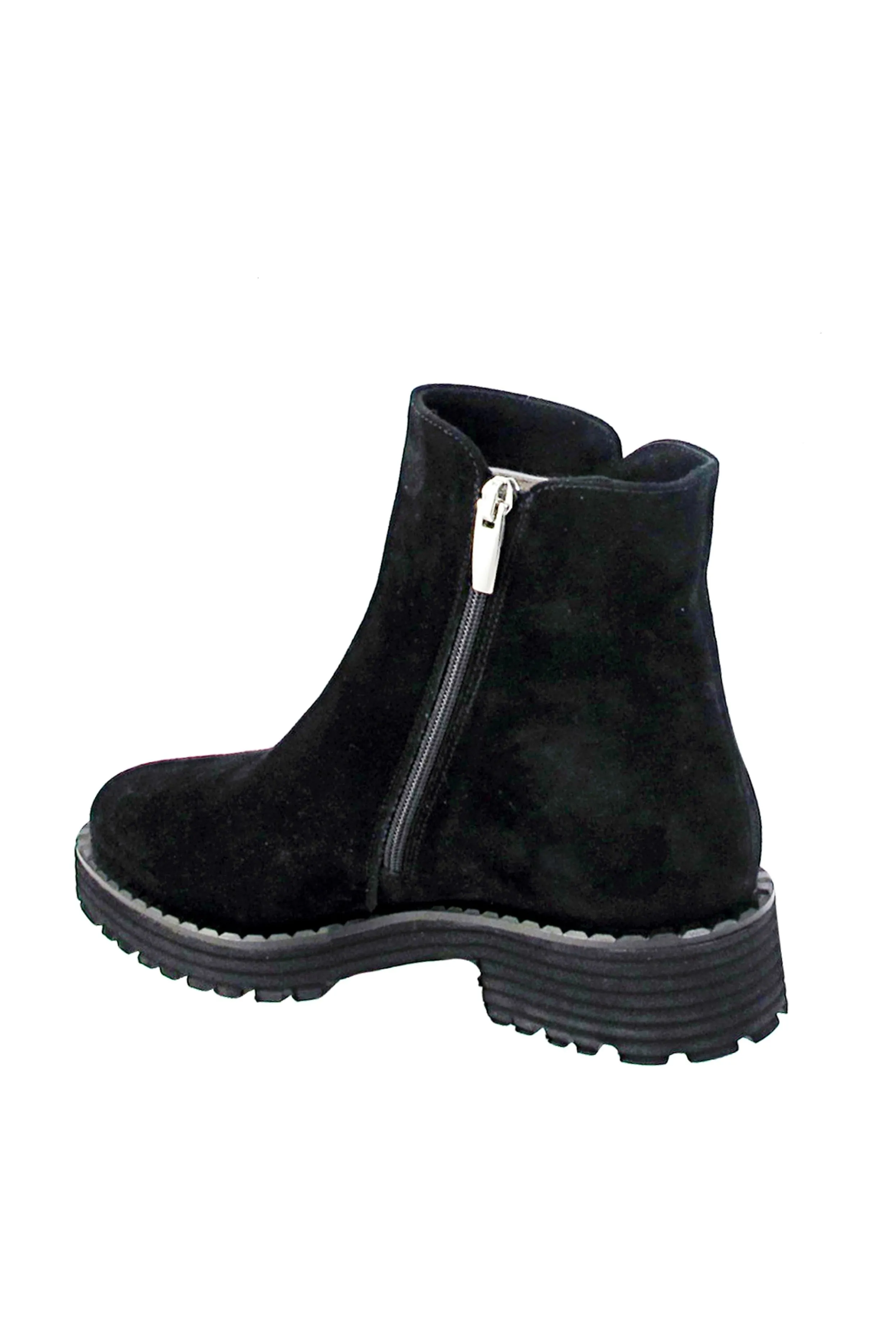 Ron White Braelyn Weatherproof Shearling Lined Suede Bootie | Onyx | Clearance Final Sale