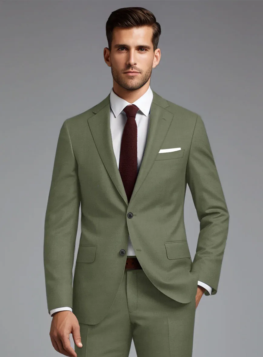 Scabal Fern Green Wool Jacket