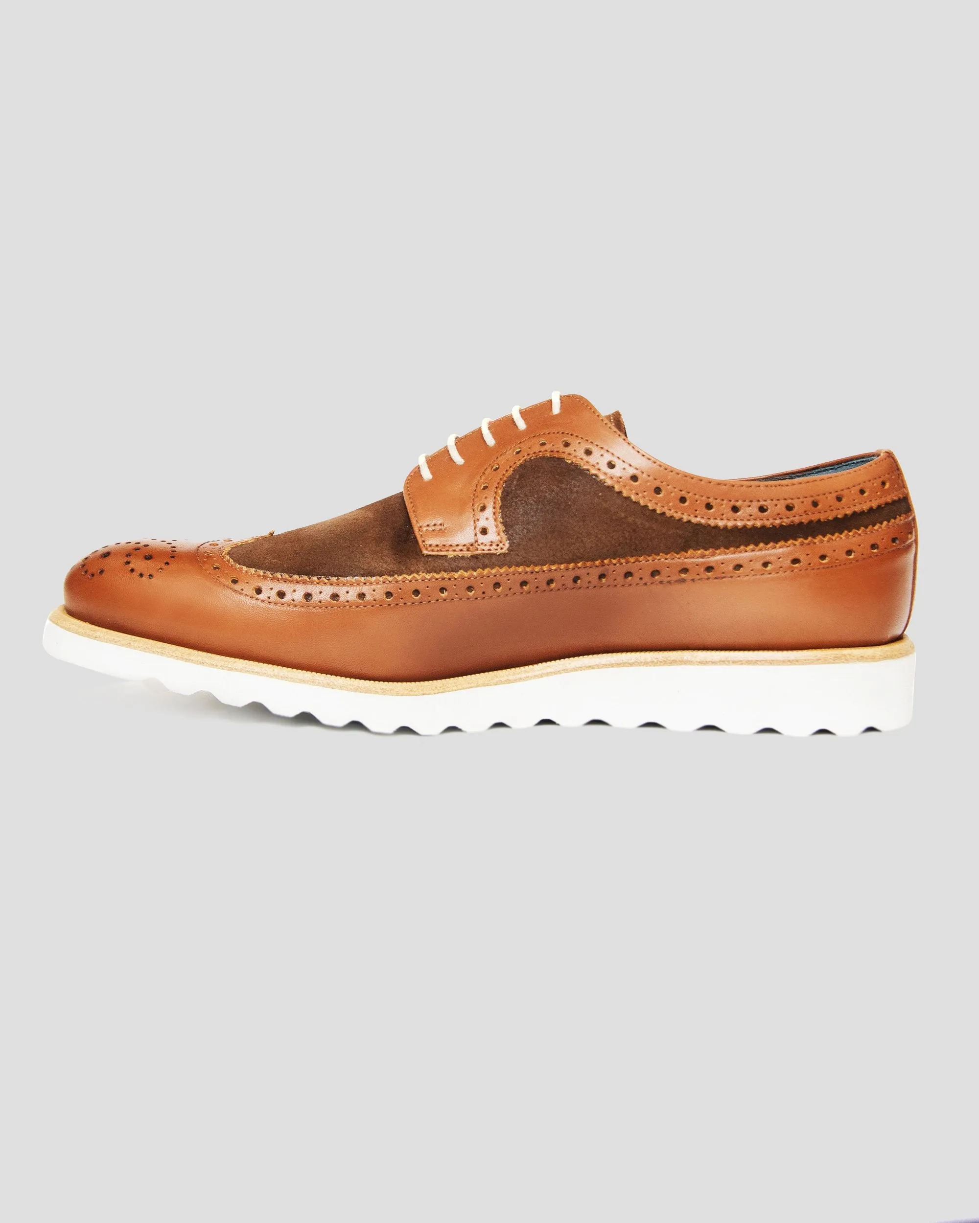 SG Rogue Sport Wingtip Brogues - Brown