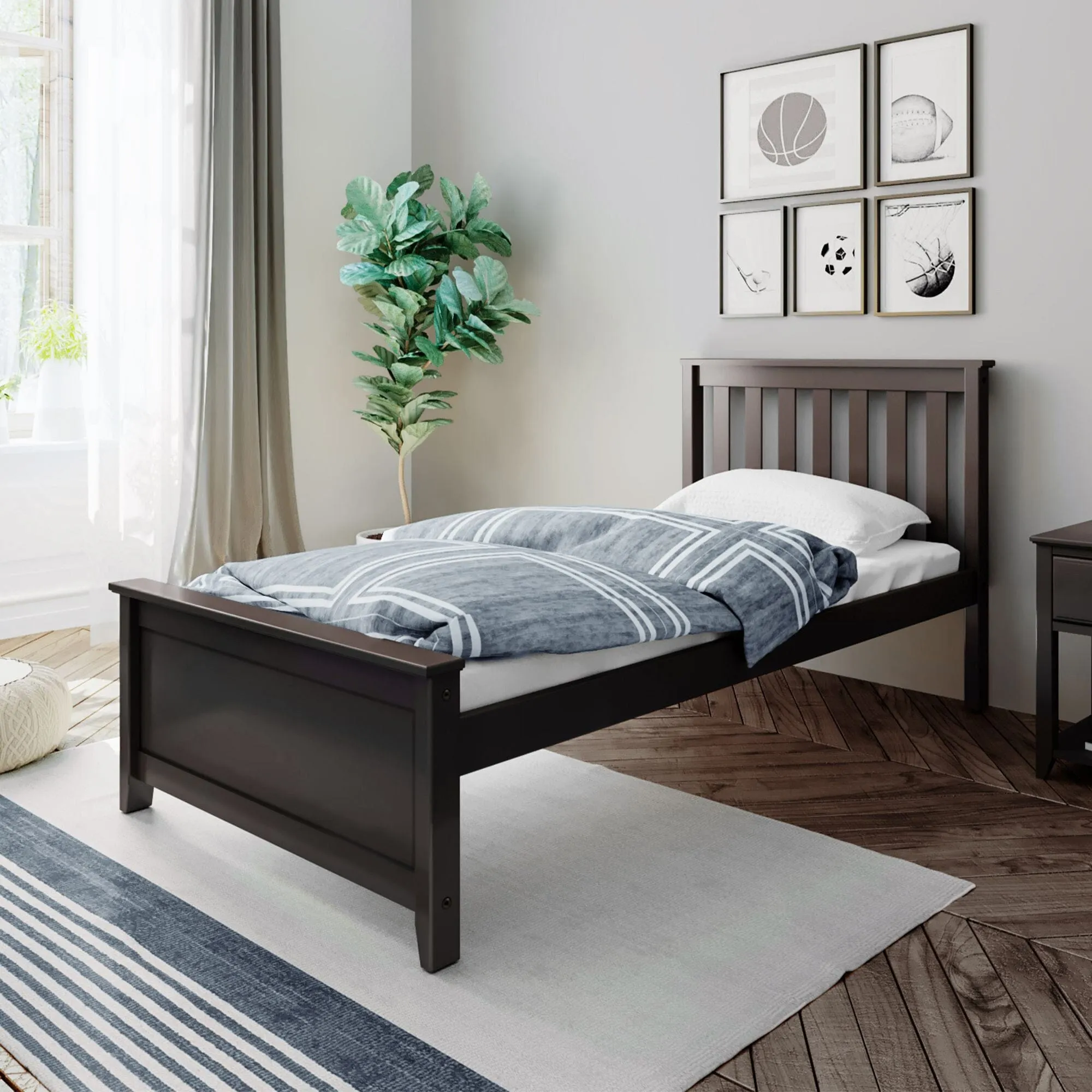 Twin Slatted Bed