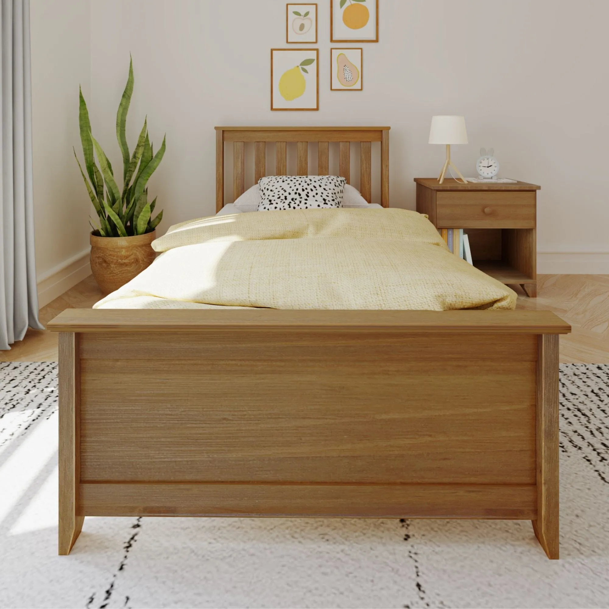 Twin Slatted Bed