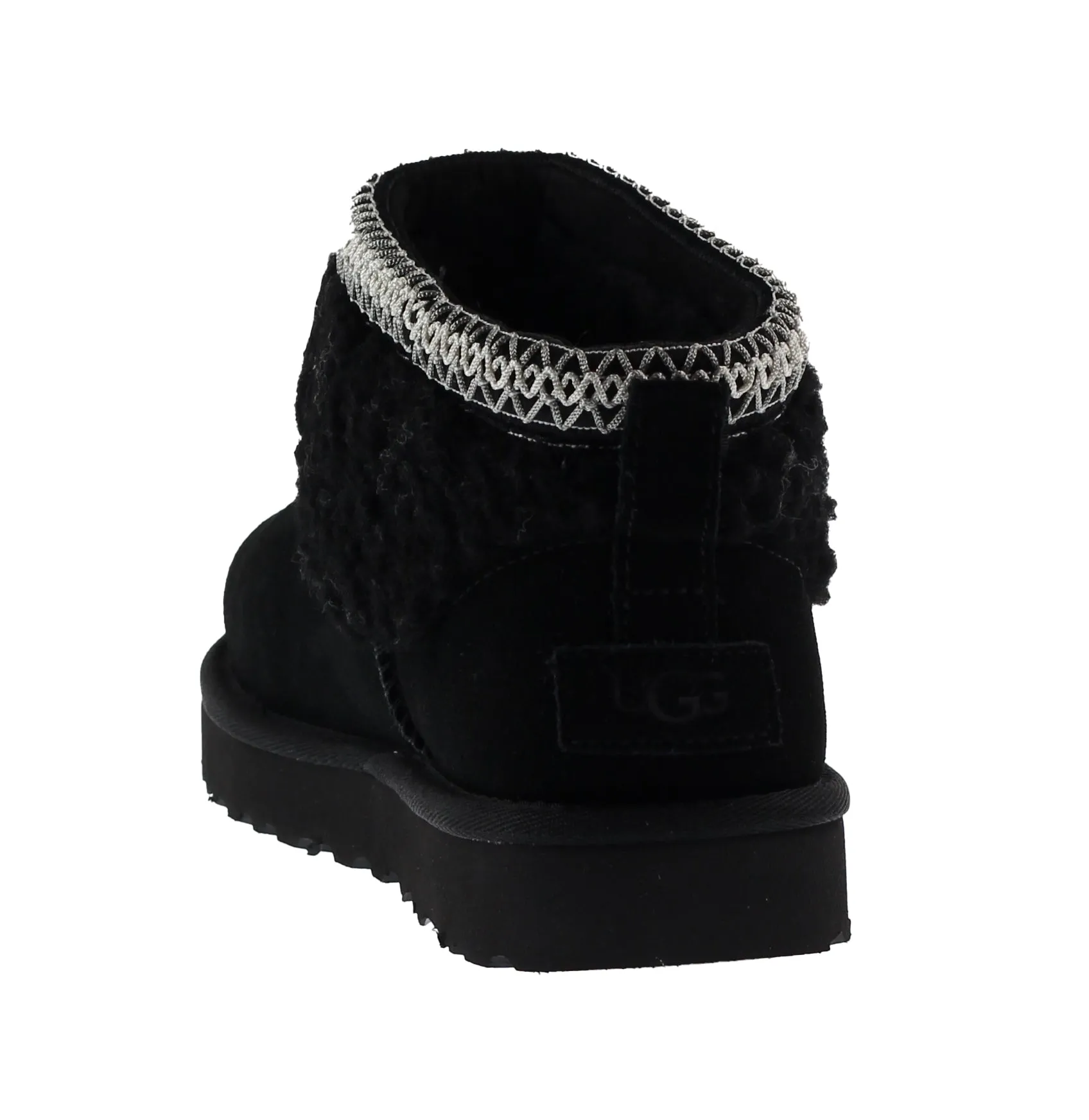 Ugg Boots Womens Classic Ultra Mini Maxi Curly Boot Black